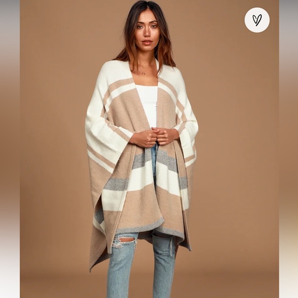 Lulu’s Multi-Striped Poncho - Picture 4 of 7